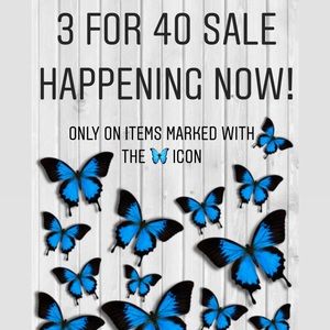 🦋 3 for $35 sale 🦋